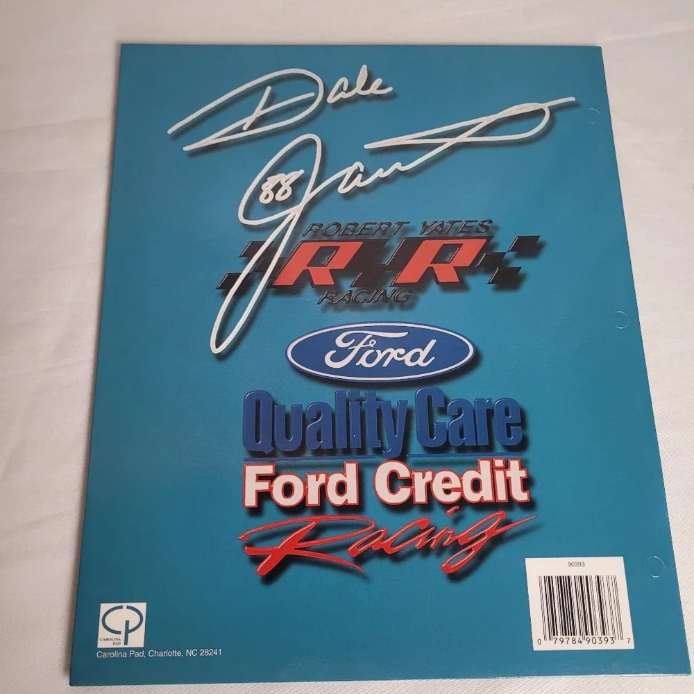 Lot Of 4 New NASCAR Racing VTG 2 Pocket Folders Dale Jarret Terry Labonte